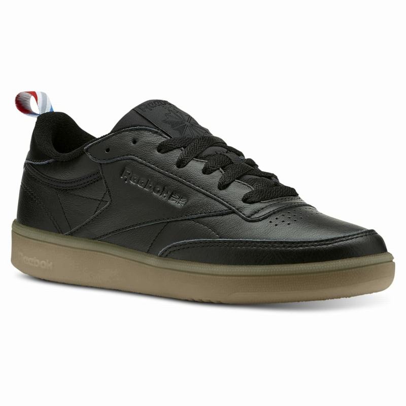 Reebok Club C 85 Tenisky Damske - Čierne/Biele RH4412RZ